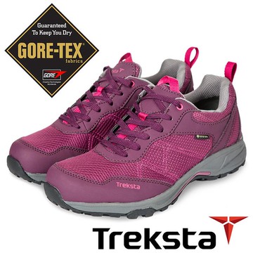 【Treksta 韓國】BERGEN LACE 女 GTX防水低筒健行鞋『紫紅』KR21BW