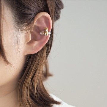 柴犬造型耳扣 (左耳專用)