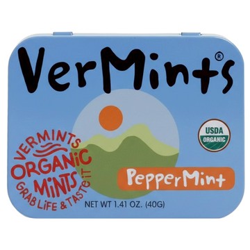 VERMINTS 有機薄荷糖 原味  40g  1盒