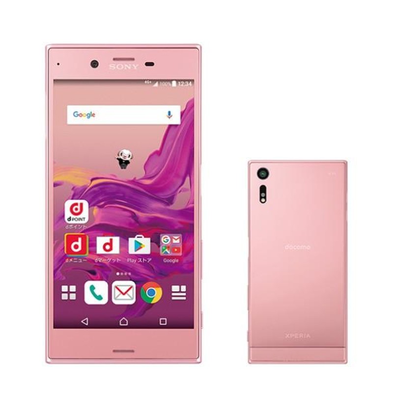 新品 未使用品 白ロム」利用制限〇 docomo Xperia XZ so-01j Pink  