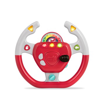 battat 遛遛公路方向盤，帶燈光和聲音  BT4525Z 遛遛公路方向盤  1個