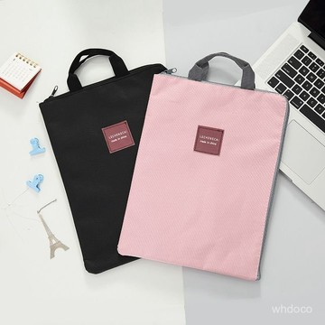 👜 卿選好物 👜文件袋文件包手提帆布A4辦公資料袋公文包電腦包大容量學生資料袋