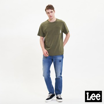 Lee 731 中腰舒適小直筒牛仔褲 男 Modern 中藍LL220094200