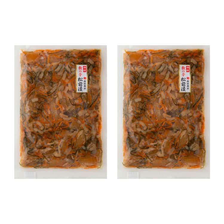 お徳用 北海道苫前「岡田商店」 数の子松前漬け B (500g×2) ※離島は配送不可