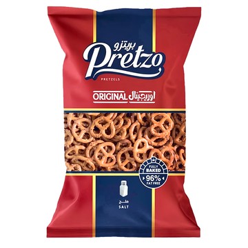 Pretzo 不囉嗦經典鹽味蝴蝶餅 125g 酥脆鹹香 烘烤非油炸 獨立包裝方便攜帶  1包