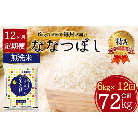 ふるさと納税 北海道 定期便 12ヵ月連続 全12回 令和5年産 ななつぼし