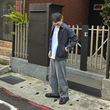 【AMERO】男裝 女裝 小彎刀彈力長褲 後腰鬆緊褲頭