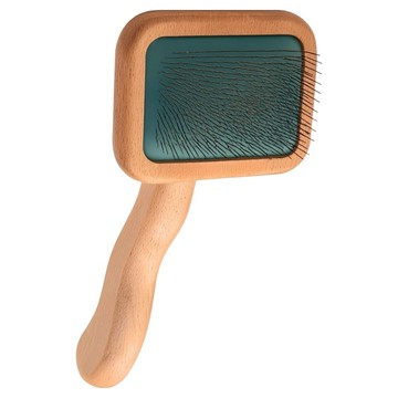 Chris Christensen 克莉絲汀森 Mark I波浪木柄精細美容氣墊針梳  原木色  1個