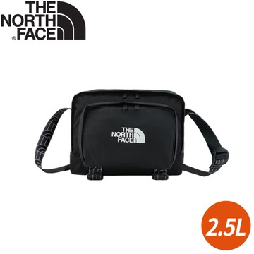 【The North Face 2.5L 大容量休閒單肩包《黑》】8AMV/斜背包/單肩背包/側背包/小包/休閒背包