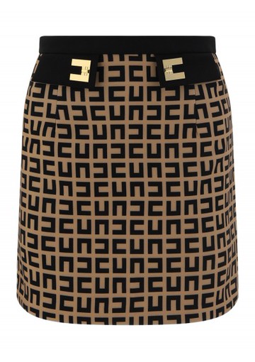 Elisabetta Franchi - Mini Skirt - Womens - Black