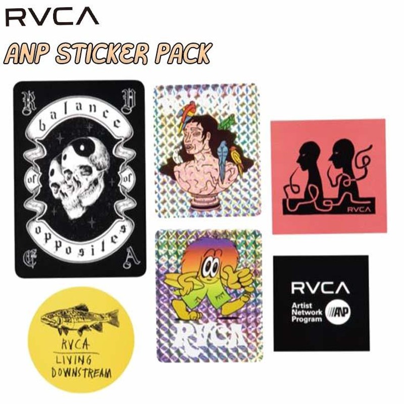 22 RVCA ルーカ ステッカー ANP STICKER PACK ステッカーパック 6種類