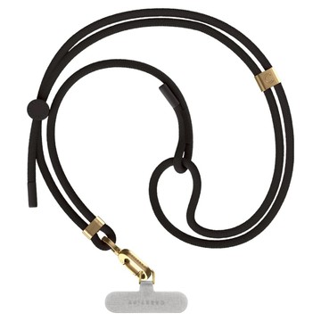 CASETiFY 織繩手機揹帶套組 6mm  黑色/金色  1個