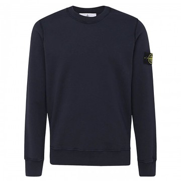 Stone Island - Blue Cotton Sweatshirt L