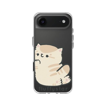 iPhone Air Clear Case（相機按鈕） 透明 - fluffystar 毛絨絨星人 - Bobo貼貼