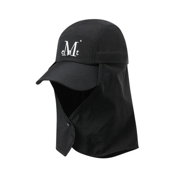 韓國 MUCENT SIGNATURE SUN GUARD BALL CAP 可拆式防曬護頸棒球帽 黑色 BLACK