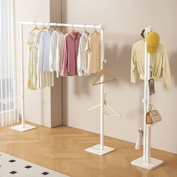 Mr.box  3用創意多功能折疊曬衣架+衣帽架【升級伸縮款】