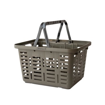 RING STAR Starke-R 超級籃  軍綠色  手把可內收  汽車保險桿材質  耐衝擊耐用收納籃  1層  1個