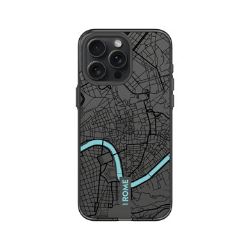 iPhone 15 Pro Max Clear 酷墨灰 - JOCR - Rome (Black Logo)