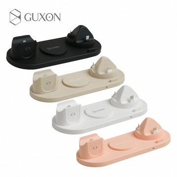 隔日出貨🚚【GUXON古尚】六合一多功能無線充電盤 MagSafe充電盤 無線充電座apple watch 安卓充電盤