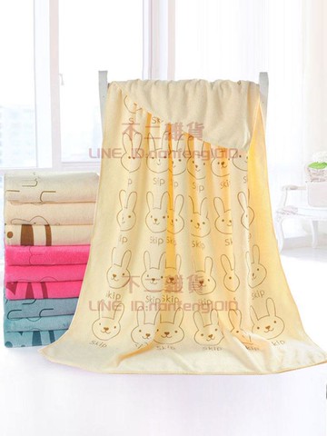 浴巾 女家用吸水速干可裹成人兒童男款洗澡大毛巾【不二雜貨】