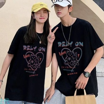 【M世代】情侶裝 印花短袖T恤 男生衣服 情侶t 男t 短T男 T恤短袖男 男生上衣 ATSD107