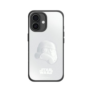 iPhone 16 SolidX 黑 - 迪士尼-星際大戰 Star Wars - 風暴兵-全白設計