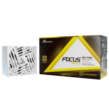 海韻 Seasonic ATX3 FOCUS GX 750 金牌/全模 電源供應器 (白色)