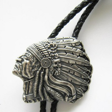 現貨+預購 Bolo tie波洛領帶-鍍古銀印地安酋長美式領帶男配件74gx38【獨家進口】【米蘭精品】