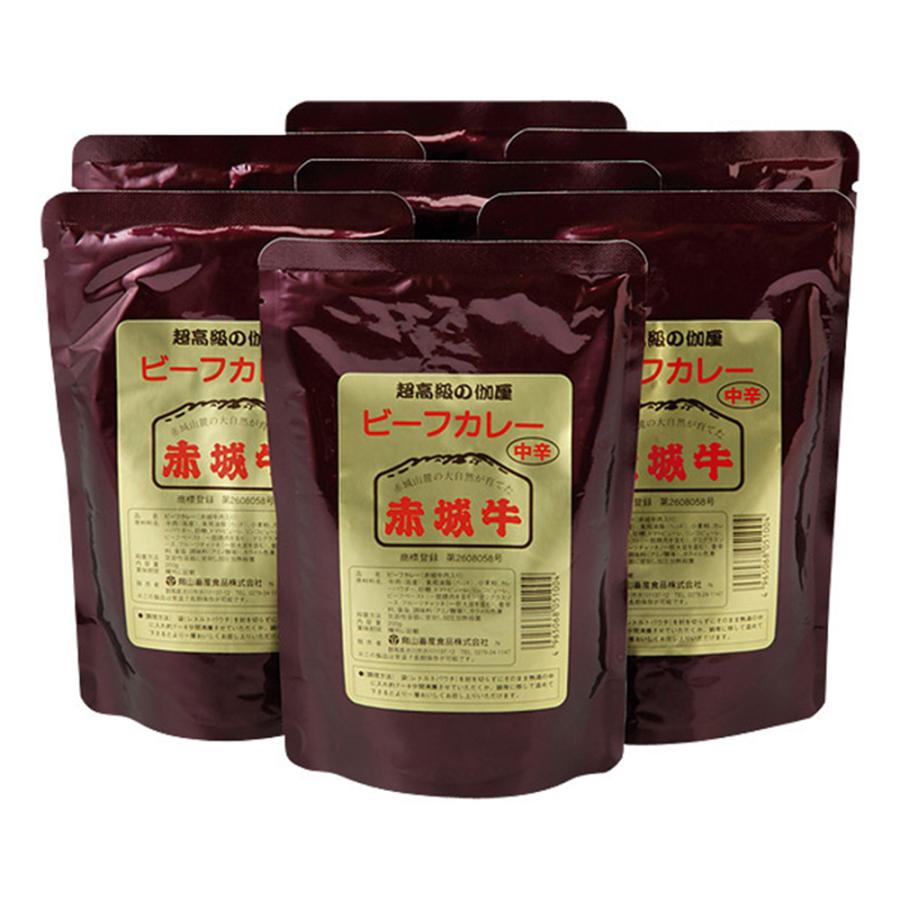 群馬 「赤城牛のとりやま」 赤城牛カレー 200g×10(中辛×5 辛口×3 甘口×2)