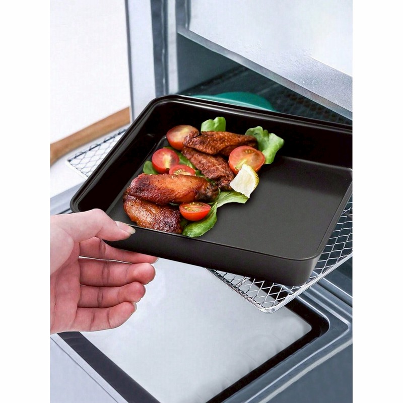 YUN TAO オーブン用キャセロール皿 磁器製ベーキング皿 セラミック耐熱皿 長方形ラザニアパン 深型 ハンドル付き ケーキ/キッ
