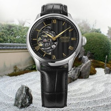SEIKO 精工Presage 日式庭園 鏤空 機械錶 送禮 禮物 推薦_SK028 HCB008J1/4R71-00E0C