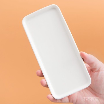 ✨可開發票#陶瓷所有收納盤國畵調色盤水盃盤置物盤茶盤酒店長方形展示托盤#免運