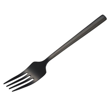 CAPTAIN STAG 鹿牌 六角黑色叉子 UW-2018  不鏽鋼  黑色  1支