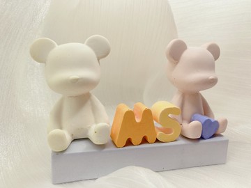 【擴香石禮盒】情人節限定 小熊擴香石