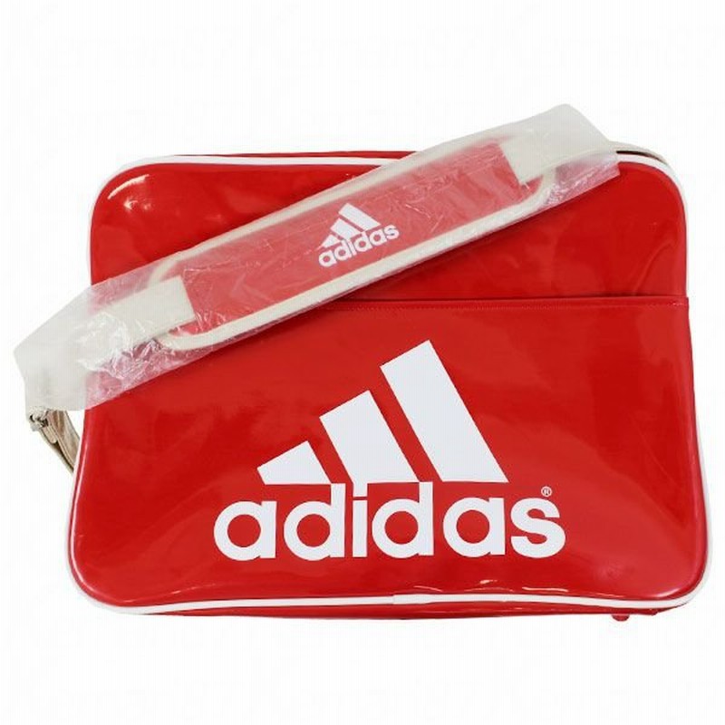 ダブルフェイスエナメルショルダーバッグ L レッド ライトクレイ Adidas アディダス サッカーフットサルバッグix1 8498 通販 Lineポイント最大0 5 Get Lineショッピング
