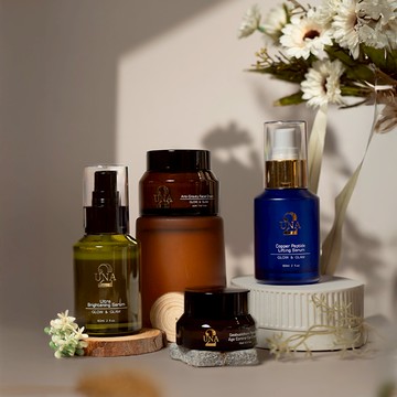 繃繃緊緻  修護組 - UNA (高光++藍銅+沙棘眼霜+繃亮霜)