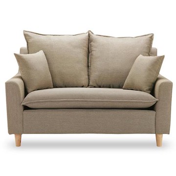 【時尚屋】[MT7]奧蘿拉雙人座淺咖啡色沙發MT7-321-1免組裝/免運費/沙發