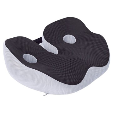 SUNORO 慢回彈加厚記憶棉坐墊  黑色  48 x 39 x 14cm