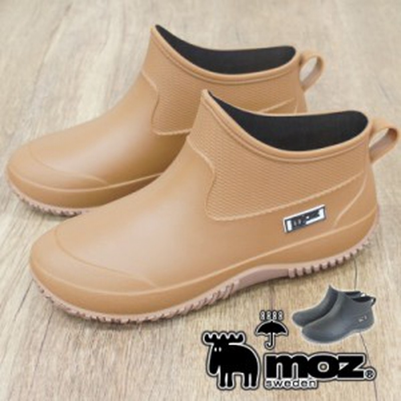 サイズ大きめ レインブーツ レディース レインシューズ ショート Moz モズ おしゃれ 長靴 ガーデニング スリッポン ぺたんこ 防水 梅雨 通販 Lineポイント最大6 0 Get Lineショッピング