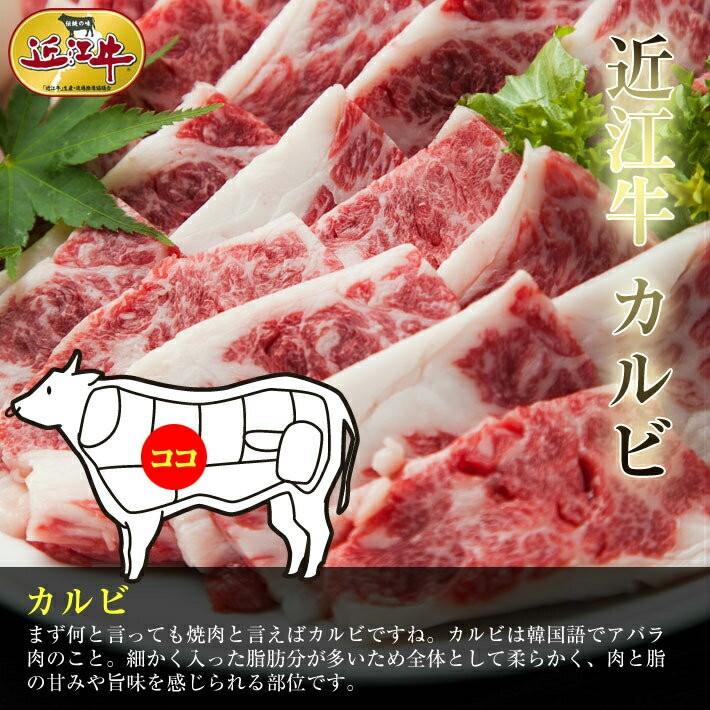 牛肉　近江牛　肉　焼肉　黒毛和牛　近江牛 焼肉用カルビ 300g