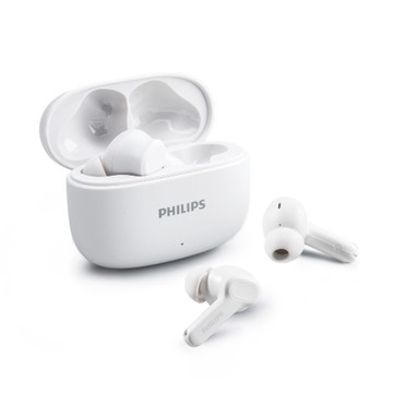 PHILIPS TAT1109 強低音藍牙耳機 24小時播放 AI麥克風 防水抗汗 黑/白
