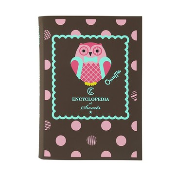 Candies 百科全書手拿包(咖/貓頭鷹)