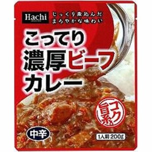 ハチ食品 こってり濃厚ビーフカレー ２００ｇ ×20