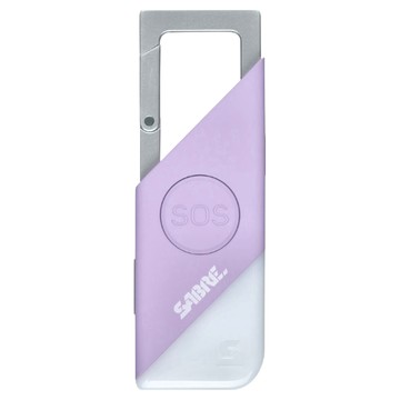 SABRE 沙豹 2合1 S.O.S 隨身警報器 + LED 紫色  1個