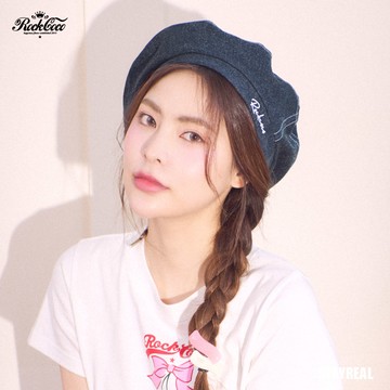 ROCKCOCO 學院甜心綁帶貝蕾帽