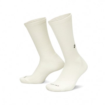 Nike 長襪 Everyday Cushioned Crew Socks 米白黑 速乾 中筒襪 休閒襪 襪子 FZ3073-133