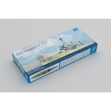 小號手拼裝模型船航模手工組裝比1:700英國海軍無畏號戰列艦06706