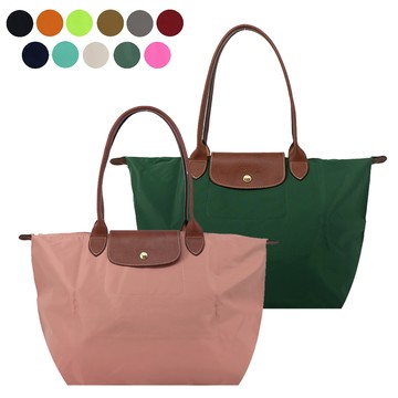 LONGCHAMP LE PLIAGE系列長把再生尼龍摺疊水餃包(大/多色選)