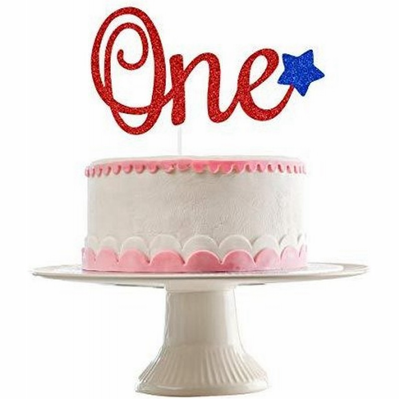 Glittery ケーキトッパー 7月4日 1歳の誕生日パーティーデコレーション 1歳の誕生日ケーキデコレーション 通販 Lineポイント最大0 5 Get Lineショッピング