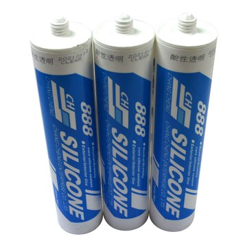 酸性透明填縫劑 矽利康 SILICON 玻璃 水泥 接著膠 防水膠【A125】  123便利屋